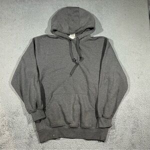 Gray Pro 5 Men's Heavyweight Pullover Fleece Hoodie Size Medium #1077
